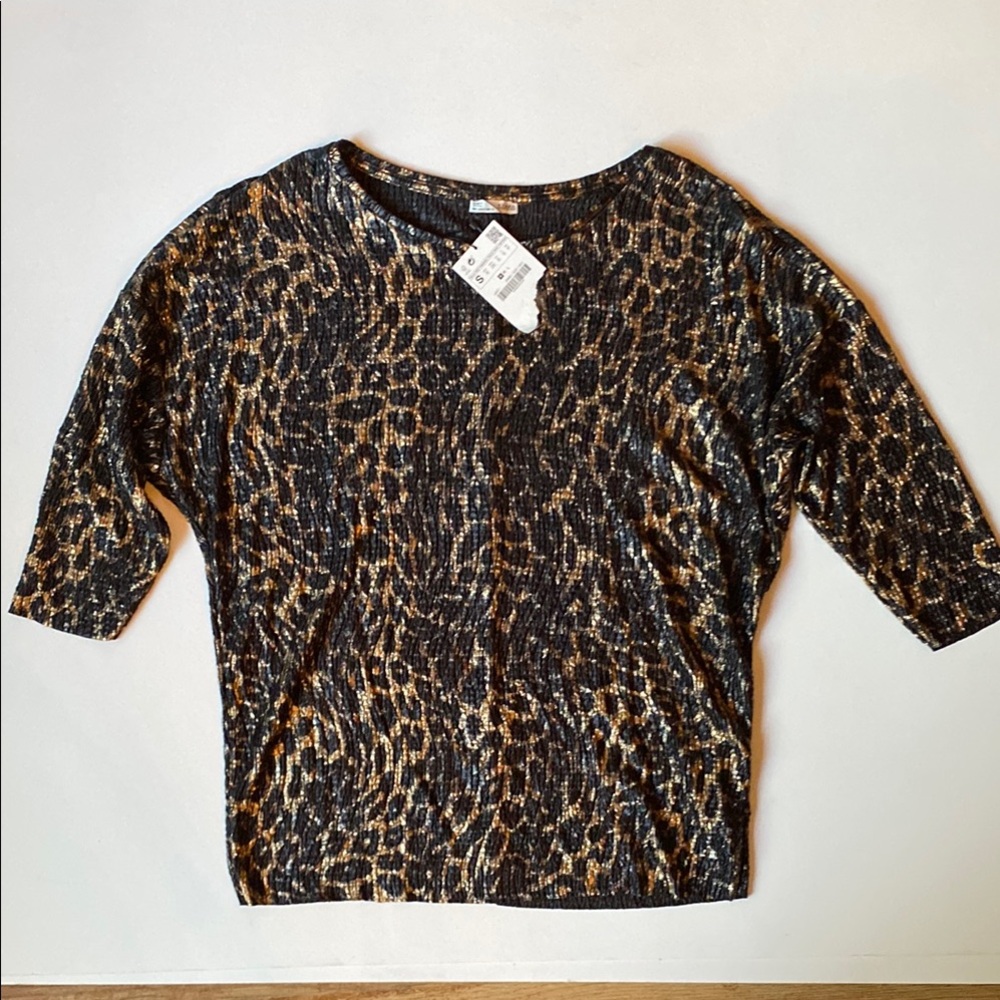 Zara  Leopard Print Women's Top
